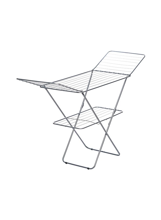 Winsor Two Tier Cloth Dryer Silver 95x175x55cm  - Image 1