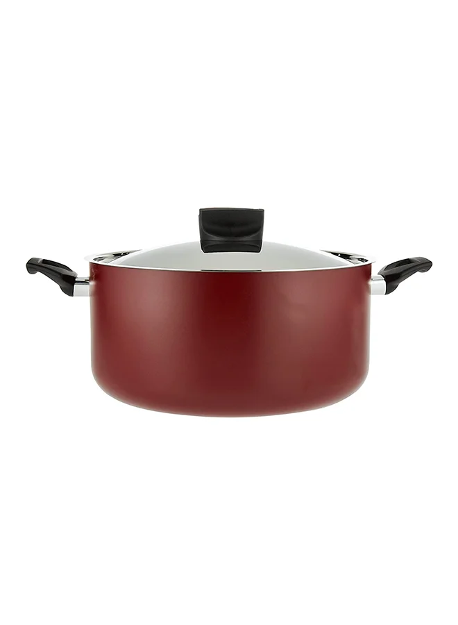 Prestige Safecook Non-Stick Covered Stockpot Red 30cm