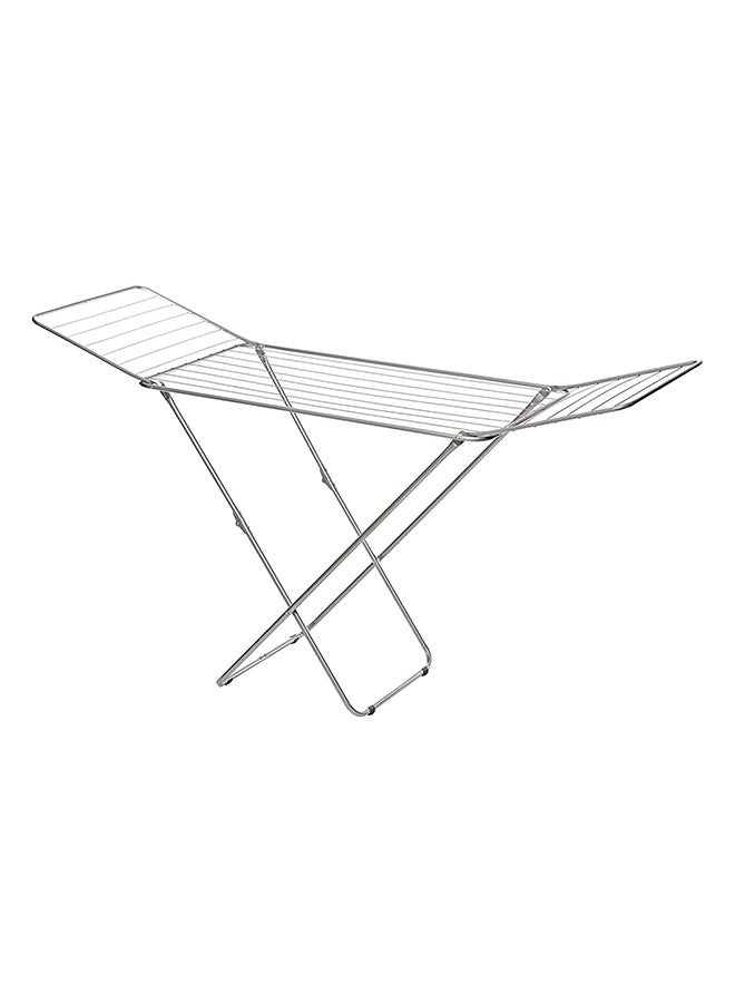 Ironing Board Flat Bottom Stand + 18 meter Clothes Dryer Multicolour 110x33cm