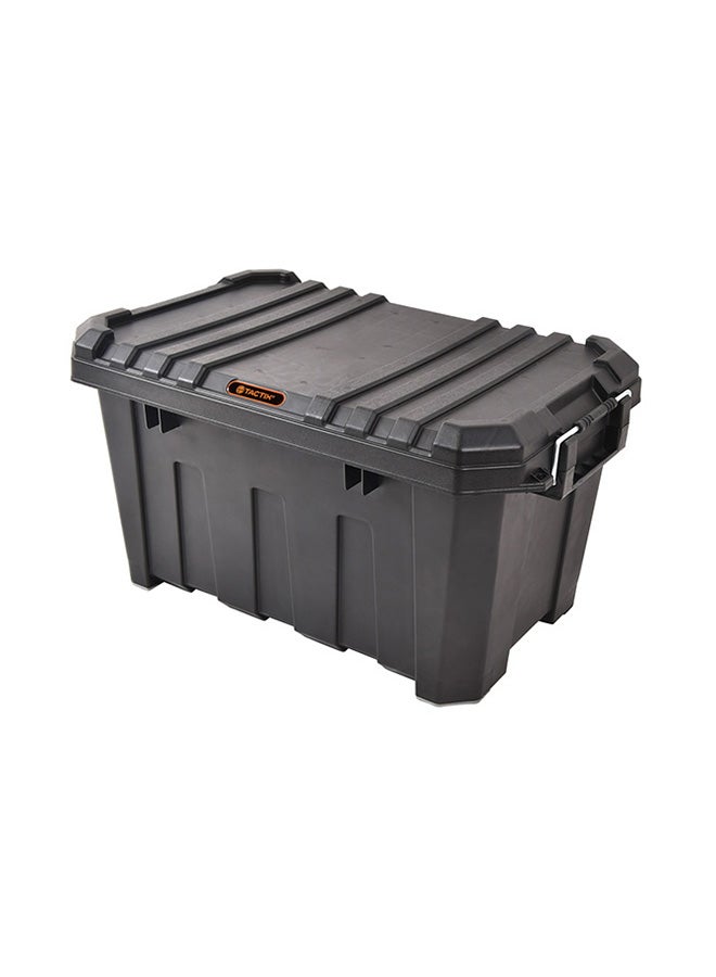 Tactix - Heavy Duty Outdoor Plastic Storage Box 45 litre Black 32.5x60.5x38.3cm - Image 1