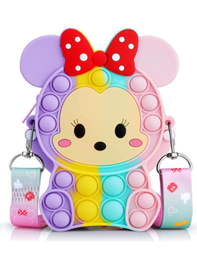 Pop Bubble Sensory Fidget Toy Shoulder Bag 10.5x13.5x3.5cm  - Image 1