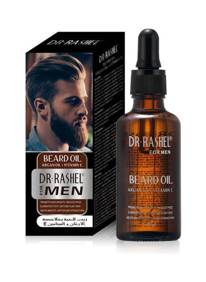 DR. RASHEL - Beard Oil With Argan Oil And Vitamin E Clear 50ml - Image 1