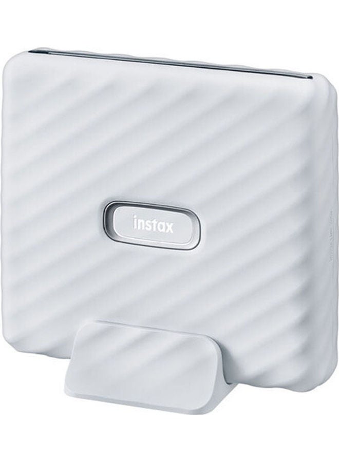 FUJIFILM - INSTAX Link Wide Smartphone Printer Ash White - Image 1