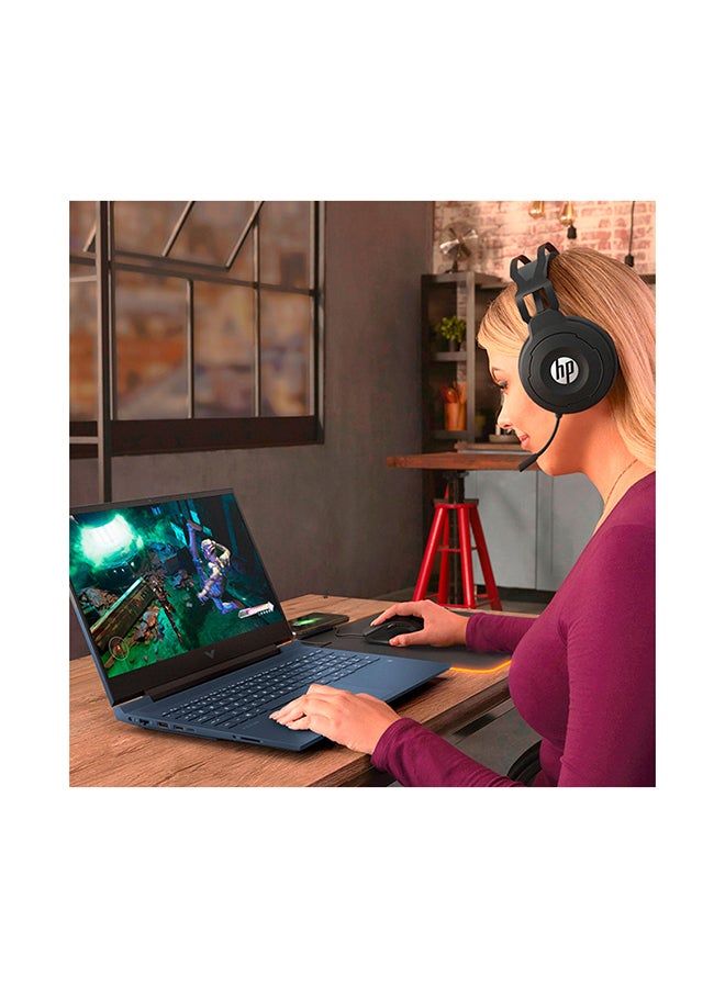 HP - Victus 16-D0023DX Gaming Laptop With 16.1-Inch FHD Display, Core i5-11400H Processer/8GB RAM/256GB SSD/Nvidai GeForce RTX 3050 Graphics Card /International Version English Performance Blue - Image 1