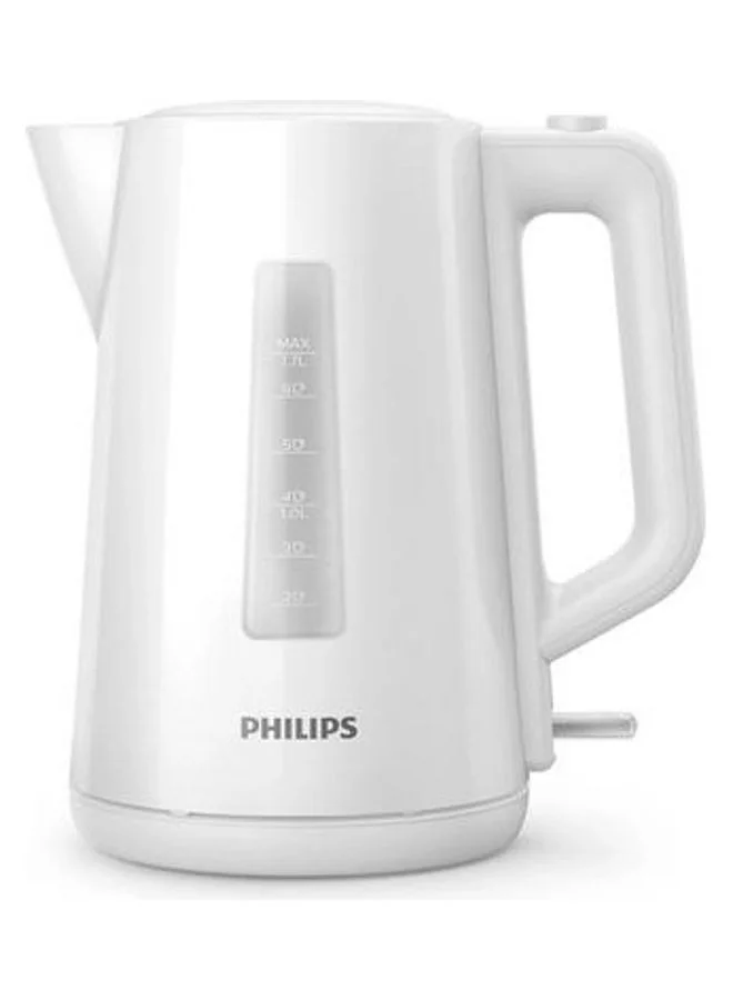 Philips Plastic Kettle 3000 Series - With Pilot Light, Spring Opening,