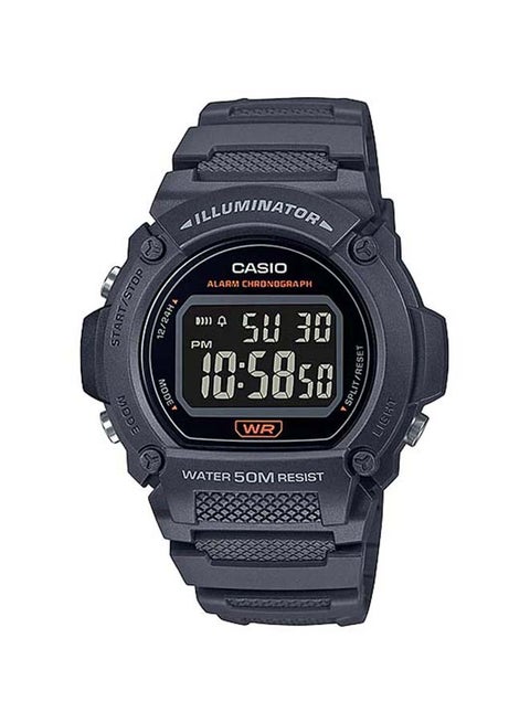 Men's Resin Strap Watch - 48 mm - Black