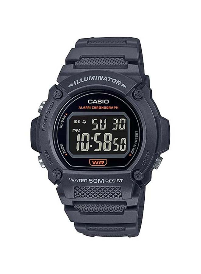 CASIO - Men's Resin Strap Watch - 48 mm - Black - Image 1