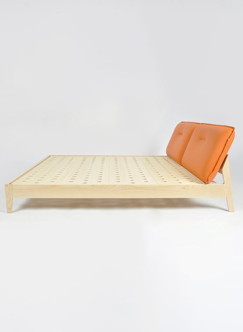 Switch Bed Base & Headboard - King Size Bed - Nordic Style Collection - natural 237*186*89cm  - Image 1