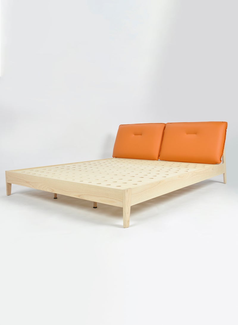 Switch Bed Base & Headboard - King Size Bed - Nordic Style Collection - natural 237*186*89cm  - Image 2