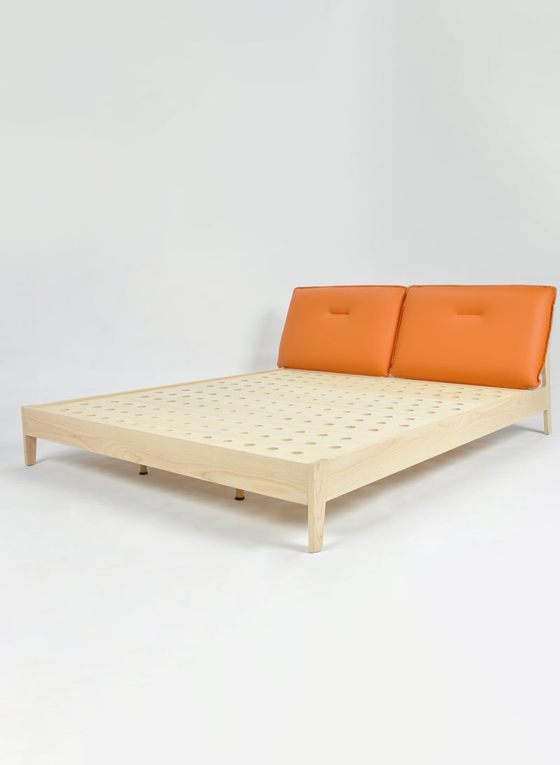 Switch Bed Base & Headboard - King Size Bed - Nordic Style Collection - natural 237*186*89cm  - Image 3