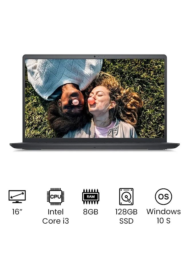 DELL Inspiron 15 3511 Laptop With 11th Gen Intel Core i3-1115G4 Processor / 8GB RAM / 128GB SSD / Windows 10S / International Version / English Carbon Black  - Image 1