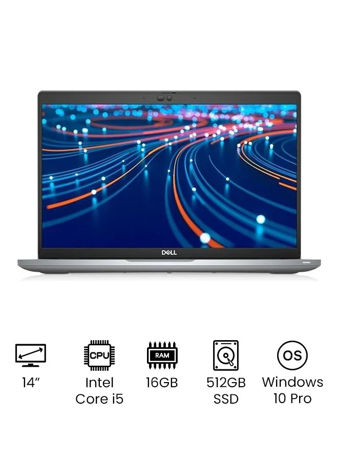 DELL - Latitude 5420 - 14" IPS-Type Full HD Display (Intel Core i5-1145G7, 11th Gen) 2.60 GHz, 16GB DDR4, 512GB SSD, Intel Iris Xe Graphics, Windows 11 (Upgraded Version) Laptop /International Version English Silver - Image 1