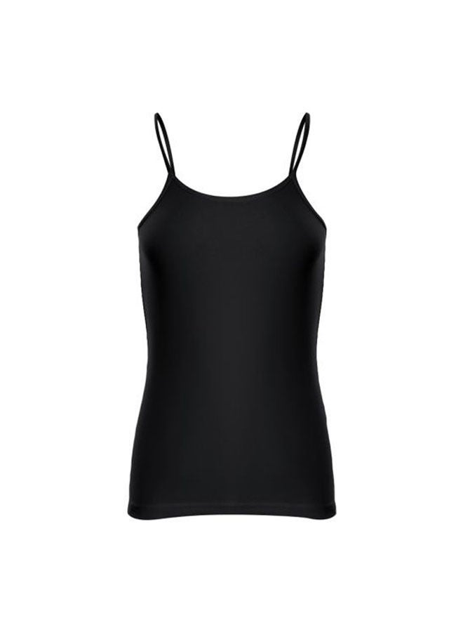 Mesery Bundle Of Two Spaghetti Sleeves Plain Tank Tops Black/White - Image 4