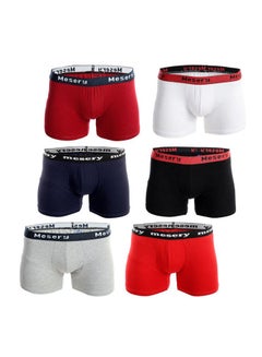 Bundle Of Six Men Boxers Multicolour