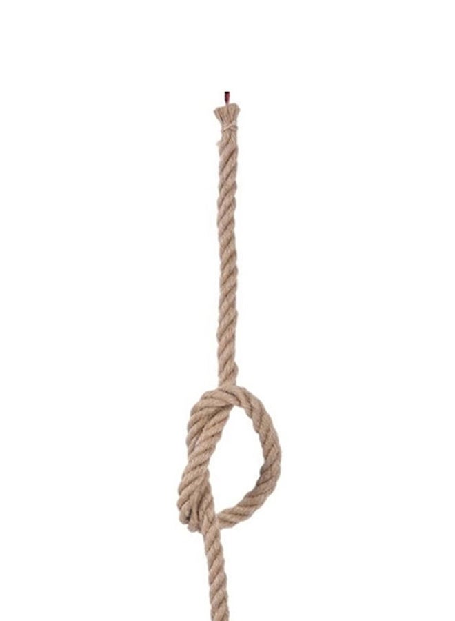 1-Piece Rope Ceiling Lamp Beige 162x208grams  - Image 2