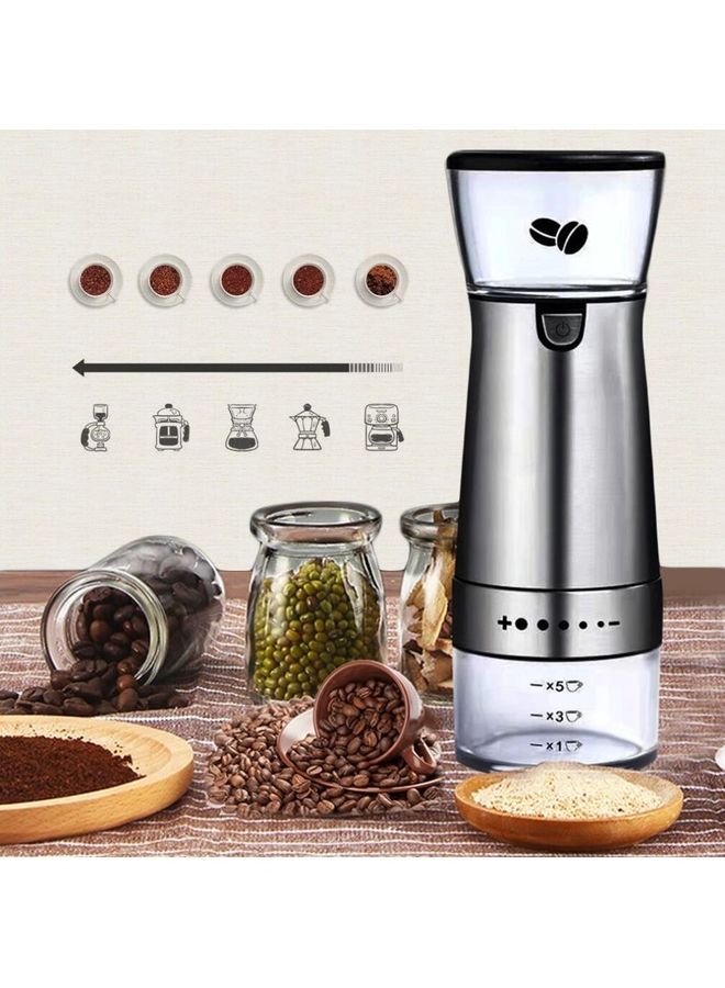عربست مطحنة القهوة الكهربائية بقدرة 15.0 واط 2202191 فضي 15 W Grinder2202191  - Image 1