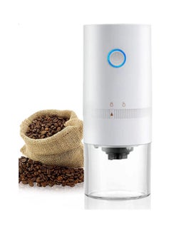عربست ماكينة طحن القهوة الكهربائية للمنزل والسفر بقوة 13.0 وات، لون أبيض 13 W Grinder2202195  - Image 1