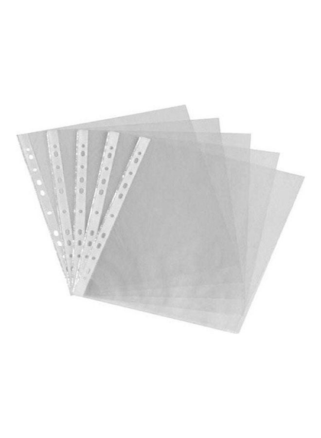 Yassin - ​U-Shape Sheet Protector 11 Holes 40 Micron A4 White - Image 1