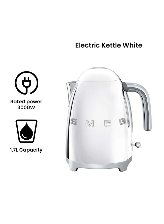 smeg Electric Kettle 1.7 L 3000 W KLF03SSUK White  - Image 2