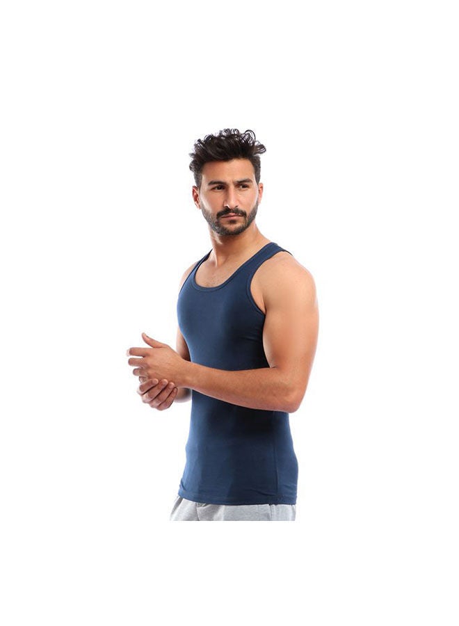 Mesery Casual Plain Basic Round Neck  Undershirts Multicolour  - Image 2