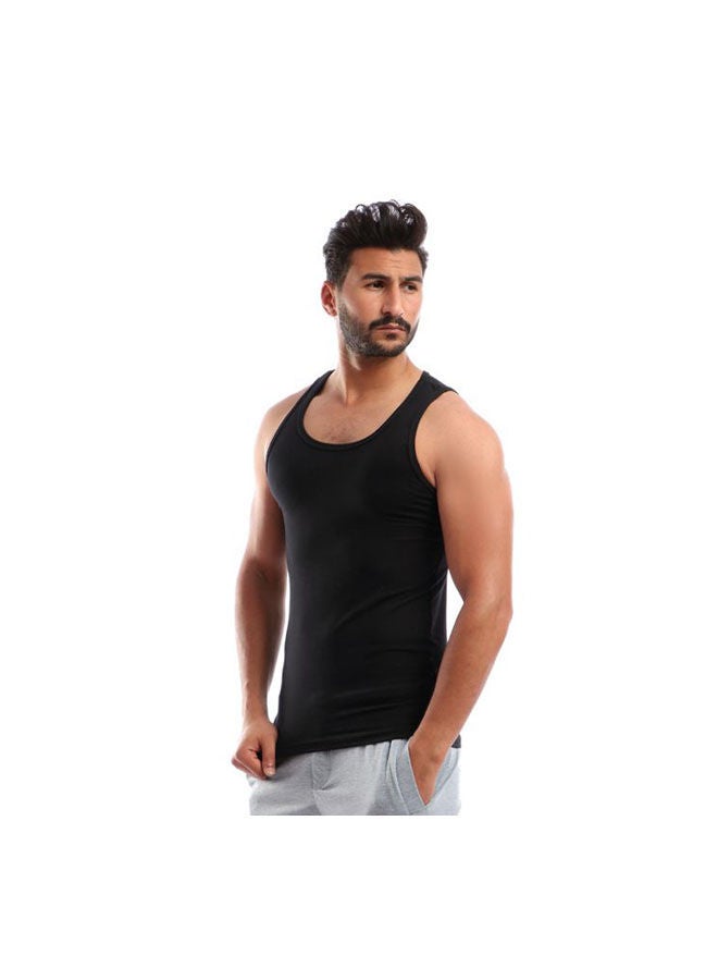 Mesery Casual Plain Basic Round Neck  Undershirts Multicolour  - Image 4
