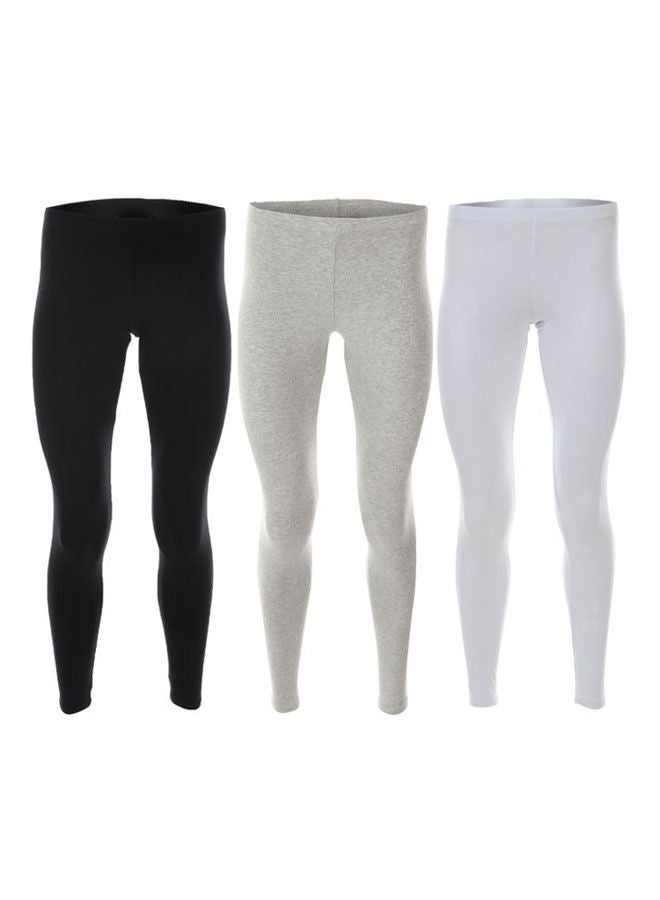 Mesery - Casual Plain Basic  High-Rise Leggings Multicolour - Image 1
