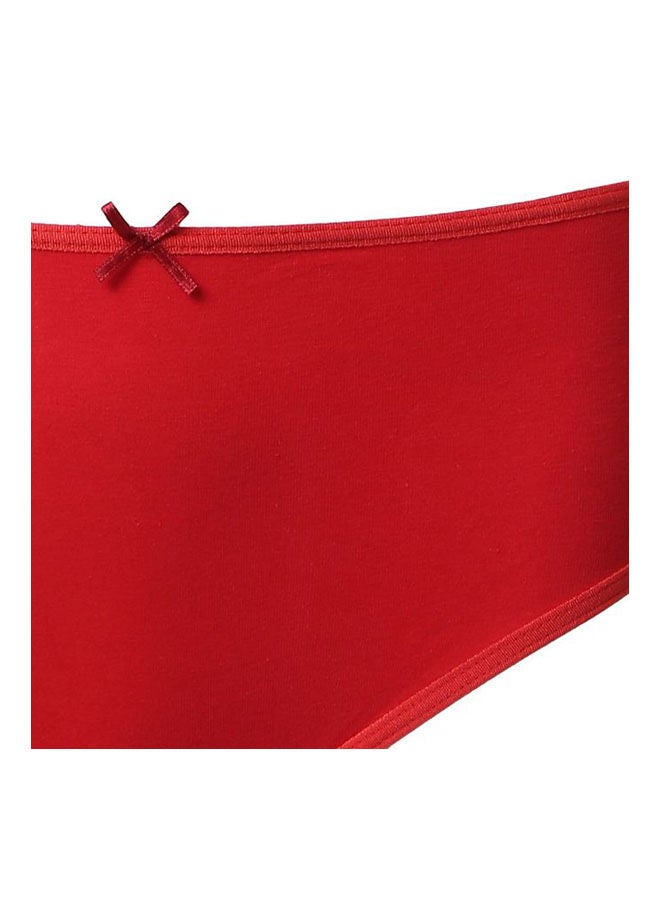 Mesery Bundle OF Six Brief Smooth Cotton Hipster Panties Multicolour  - Image 3