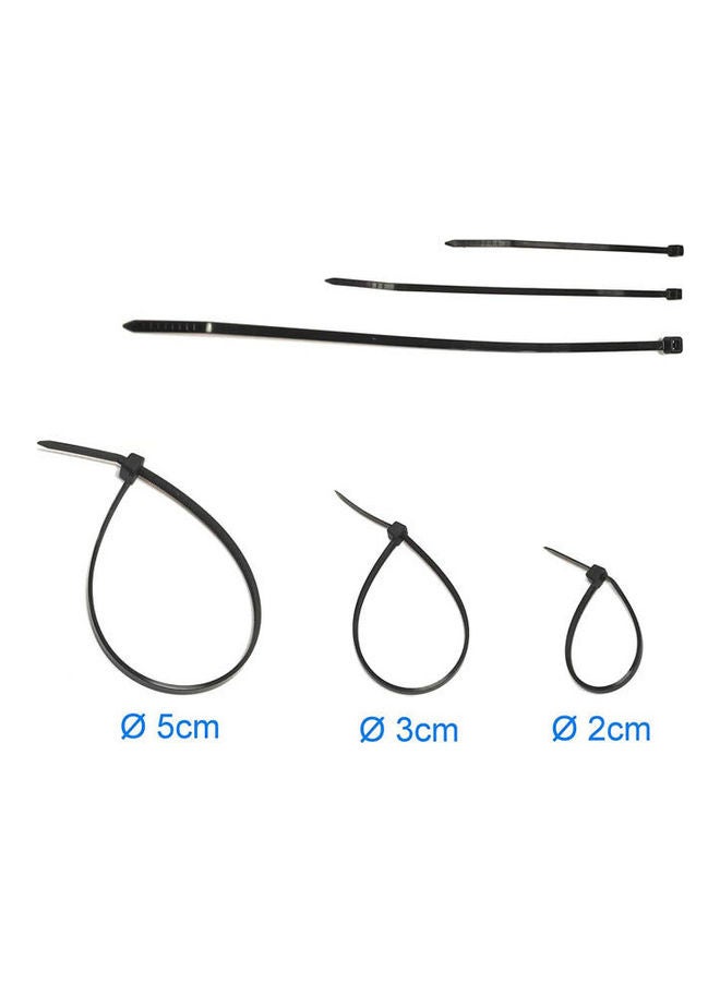 Zap Tie (Cable Tie, Wire Tie, Hose Tie) Nylon Black  - Image 1