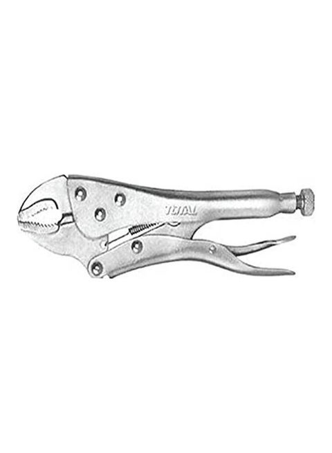 Tools Curved Jaw Locking Plier Silver