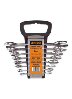 INGCO Double Open End Spanner Set 8Pcs Silver 22mm 