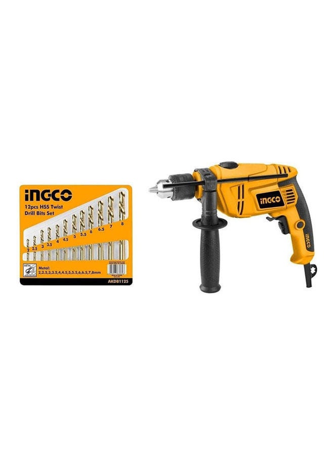 Ingco  Drill Metal And Wood Only Orange 10mm - Image 1