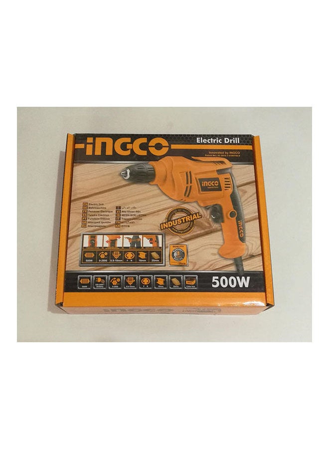 Ingco  Drill Metal And Wood Only Orange 10mm - Image 1