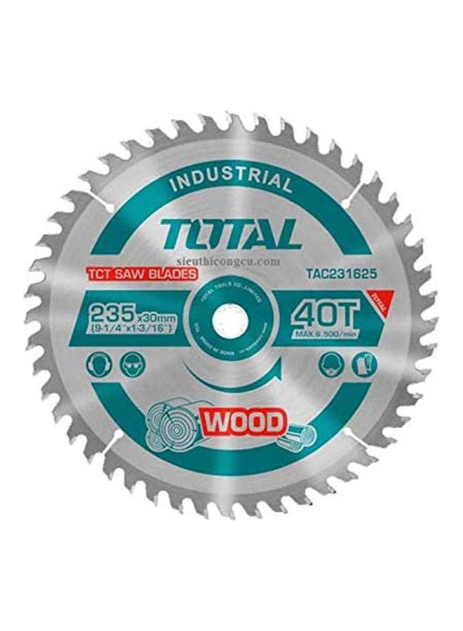 TOTAL Tools Tct Saw Blade (7-1/4") / 20Mm - Tac231413 Silver 20mmmm 