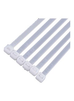 Generic Avis Plastic Belt Tie Power Cable 100 Pcs White 20cm  - Image 2