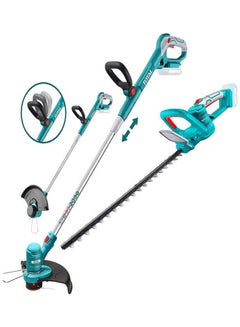 TOTAL Grass Trimmer And Hedge Trimmer Li Ion Item 5477 Green  - Image 1