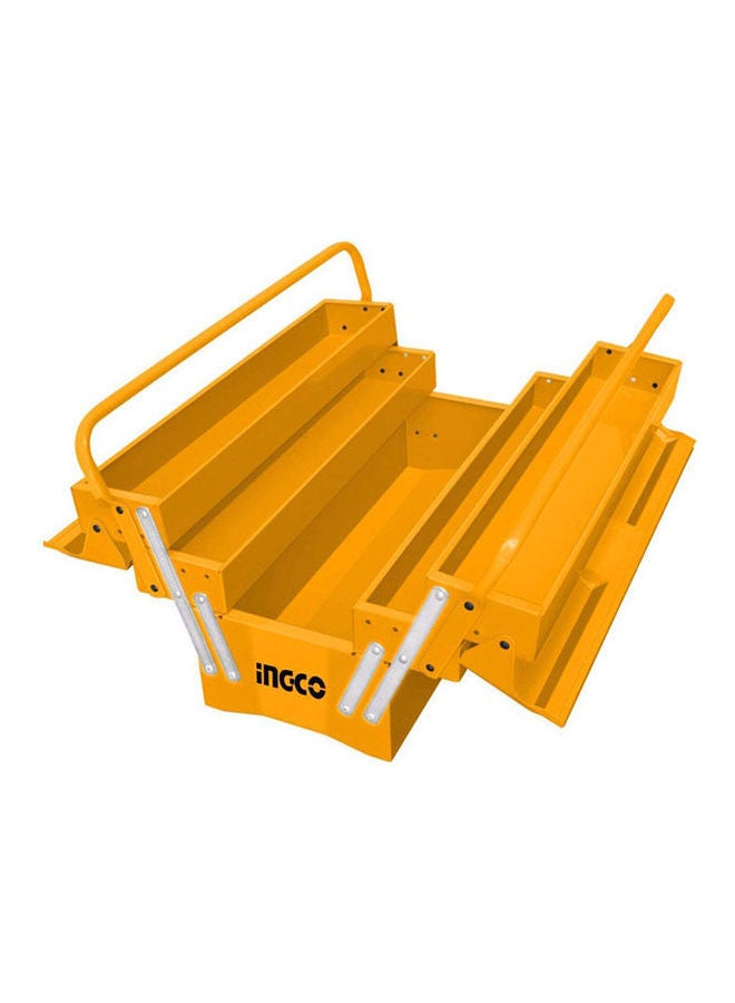 INGCO Metal Tool Box Orange 21inch 