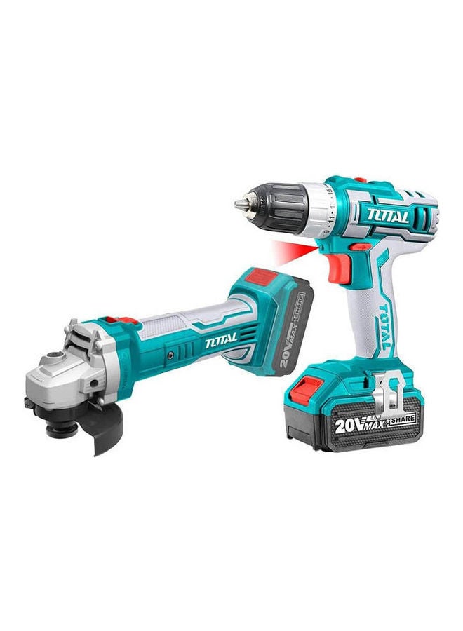 TOTAL Tools Battery Tckli2009 - Brad Nailers Blue