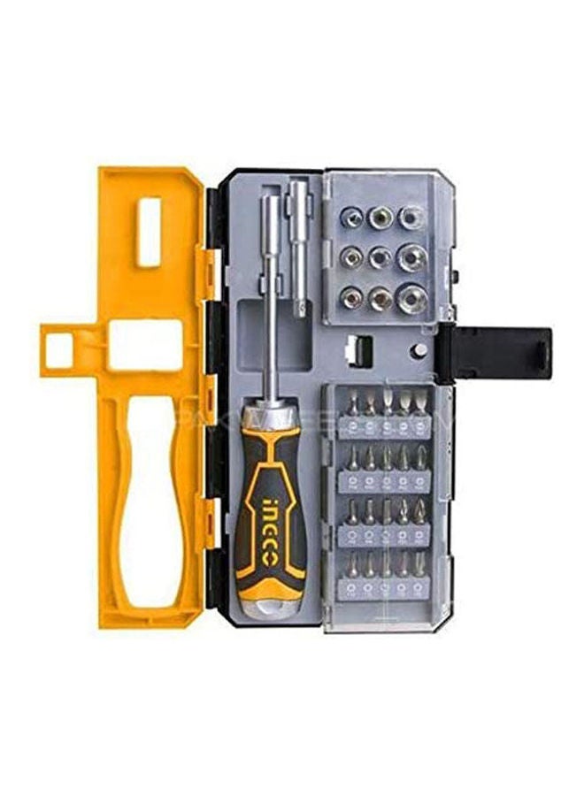 INGCO Hksdb0338 Screwdriver Bit Set 33Pcs Magnatic Multicolour