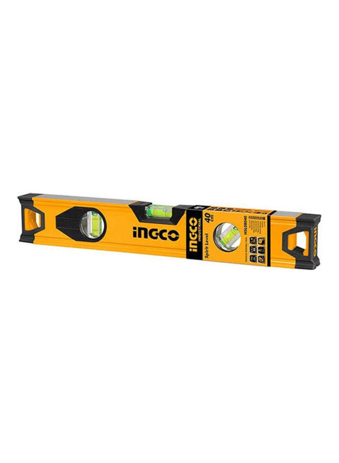 INGCO Hsl08040 Heavy Spirit Level Orange 40mm 