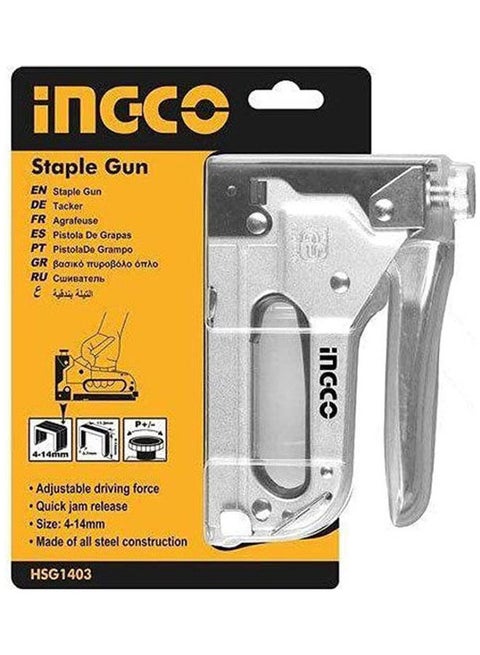 Iron Staple Gun Size 4 Multicolour 14mm