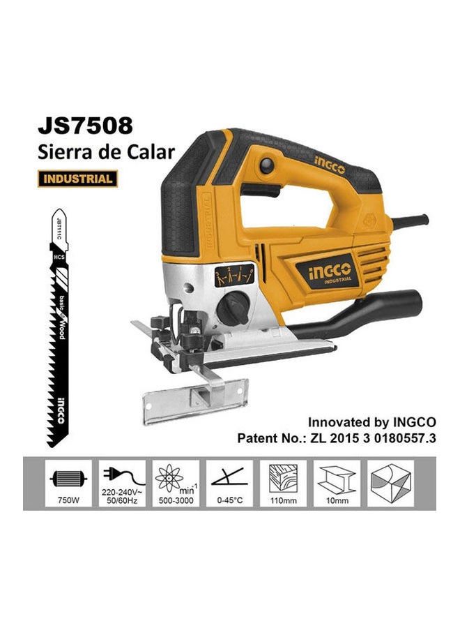 INGCO Corded Electric - Jig Saws Orange - Image 2