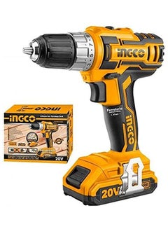 INGCO Cordless Drill  With 2 Battery With 47Pcs Accessoires Multicolour 10mm  - Image 1