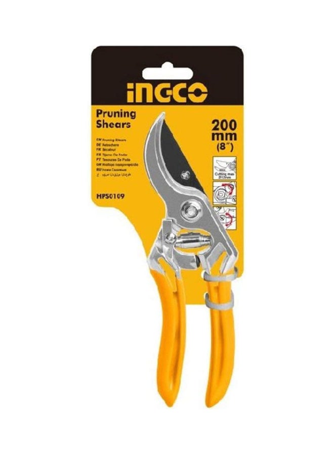 INGCO - Pruning Shears Cutting Up To Orange 8inch - Image 1