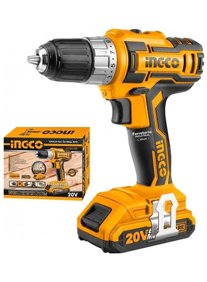 INGCO Schnaur 20V Lithium Battery Orange