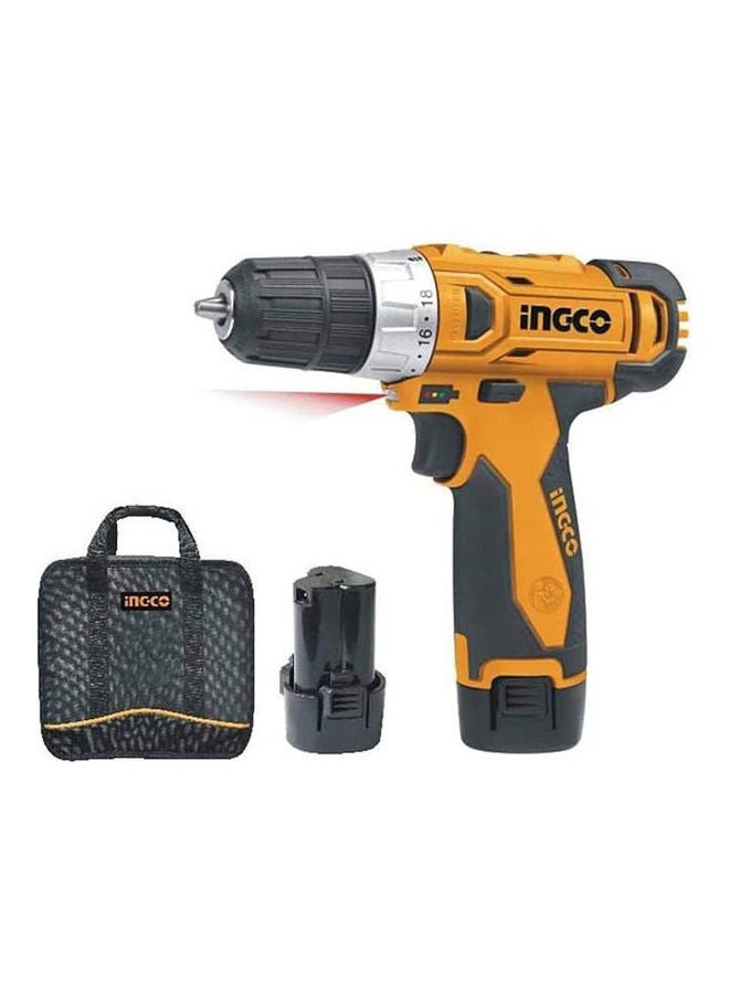 INGCO - Schneur 10Mm 12V Lithium Battery 2 Batteries Orange - Image 1
