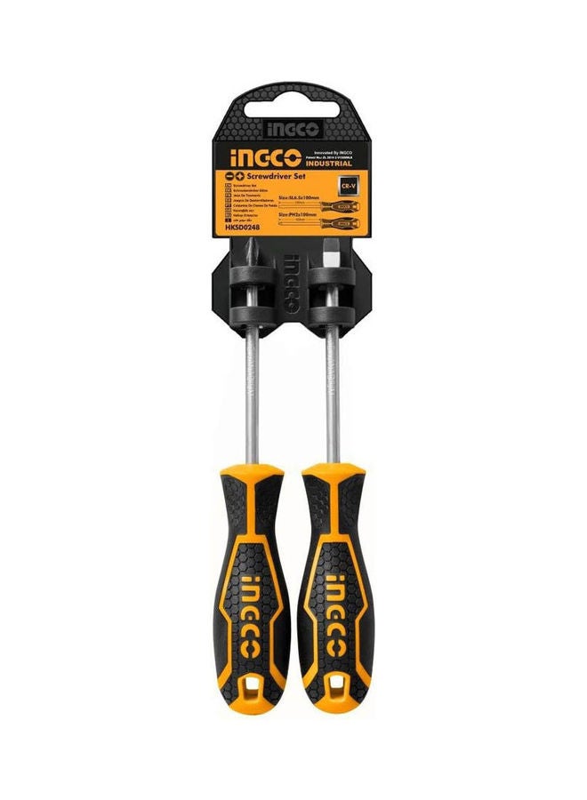 INGCO Set Screwdriver Hksd0248, Brand Ingco Orange