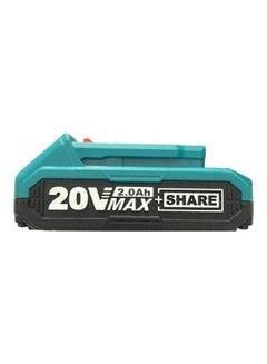 TOTAL Lithium-Ion Battery 20 V 2 Ah Item 5469 Blue  - Image 2