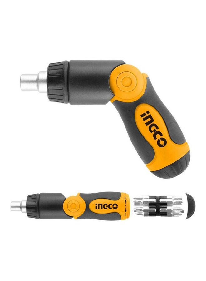 INGCO Screwdriver 2-Way 13 Magnetic Head Orange