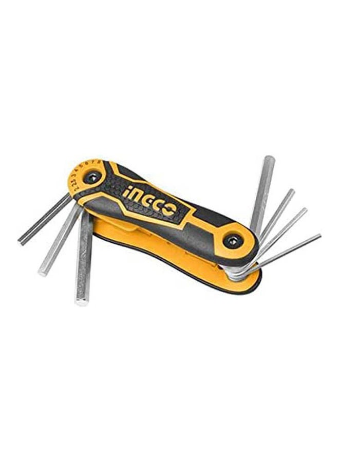 INGCO Set Of 8 Key Hex Pocket Hhk14081 Orange