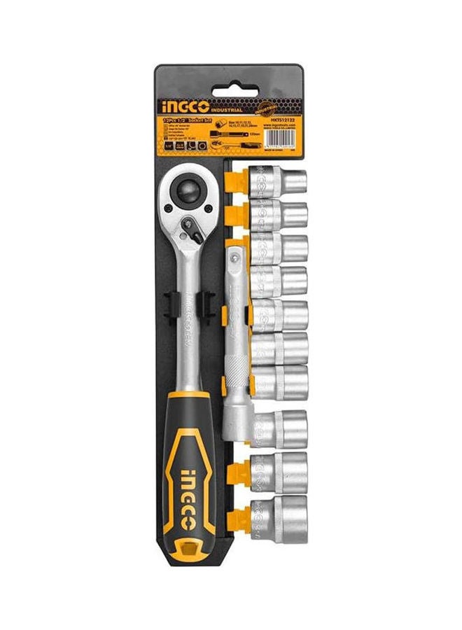 INGCO Socket Set 12 Pcs - Hkts12122 Orange